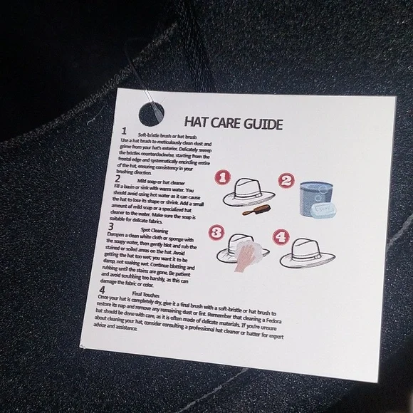 Heddo Fedora Hat NWT - Picture 7 of 8